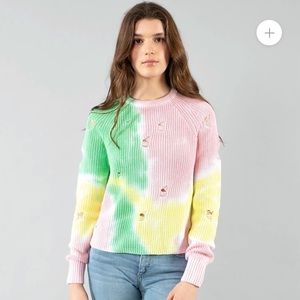 NWOT Autumn Cashmere Splotch Shaker Sweater